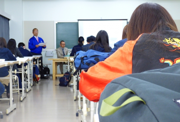 産学連携プロジェクト説明会が始まりました。